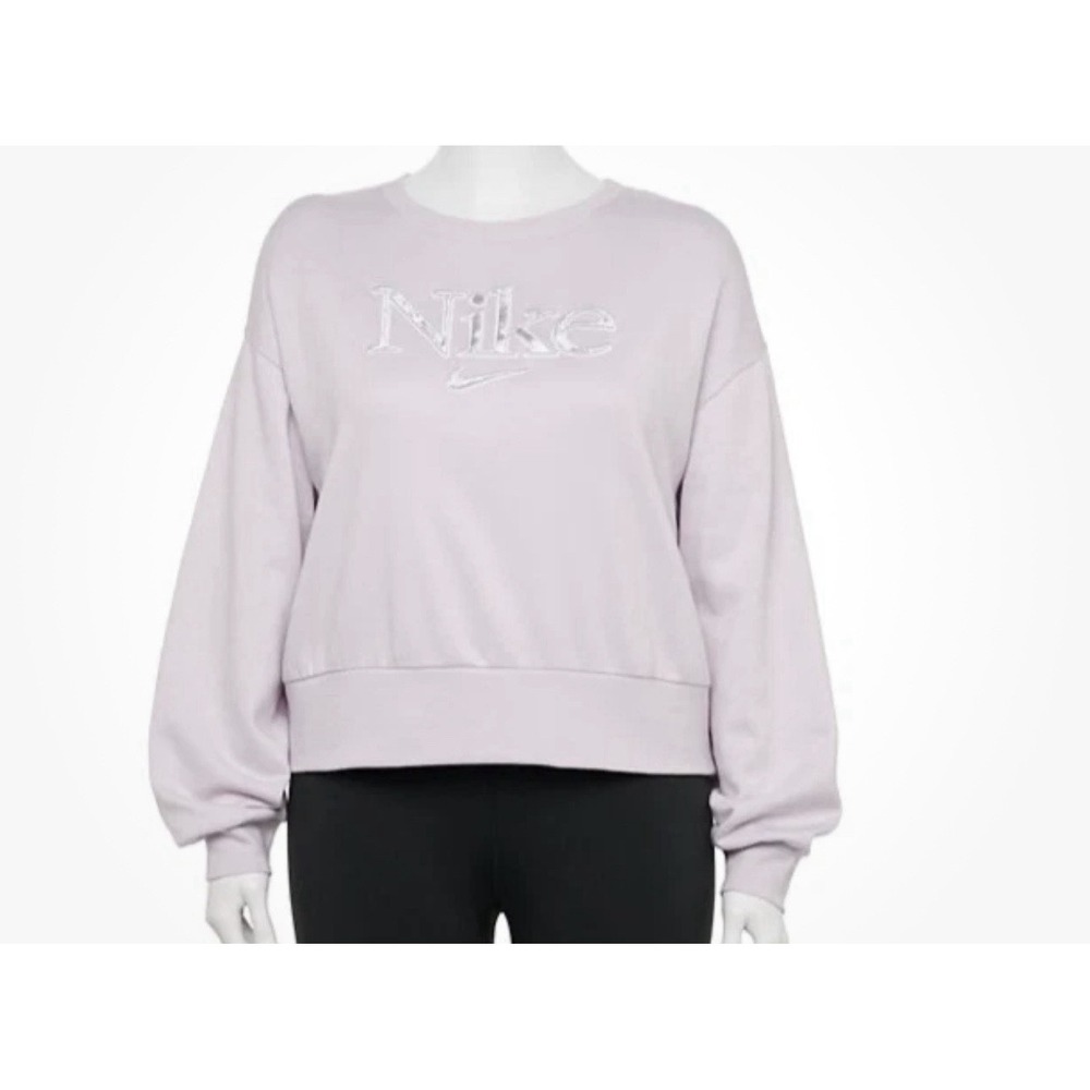 Nike Plus Size 3X Graphic Sweatshirt Venice Purple Women's‎ Pullover Crewneck